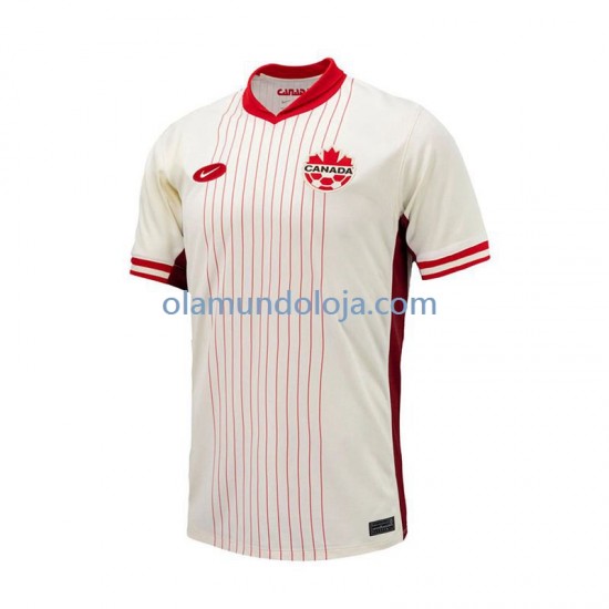 Camisola Canadá Homem Equipamento Segundo 2024 Manga Curta